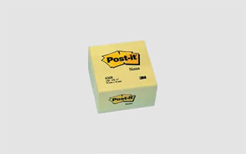 a pack of post it notes
